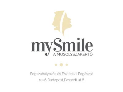 mySmile branding dentist logo design logo