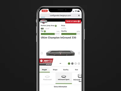 BERG Toys - Configurator berg black case clean configurator design dutch e commerce fresh logo toys ui ui design ux ux design webdesign webshop
