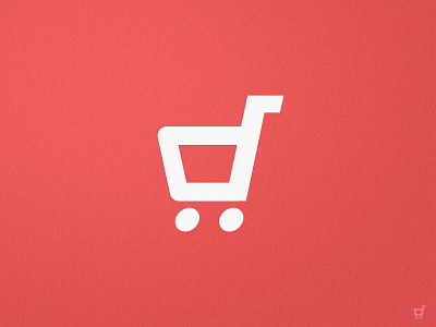 Droidox - Logo Design cleverlogo consulting logo d letter e commerce flat 2d geometric identity designer logomark mark icon symbol red and white shopping cart trolley wheels