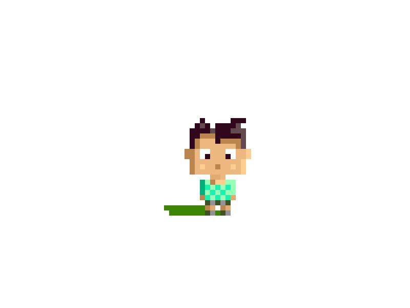 Piccolo Intro animation change climate fly game guy piccolo pixel art superhero