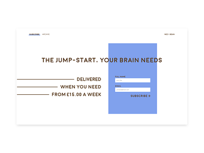 Neo | Bean design web design