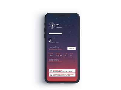 Mobile App for Space trips branding branding design design graphic design logo ux ui design