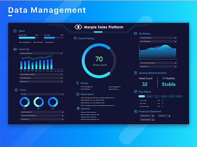 Data Management Backend backend ui ux design