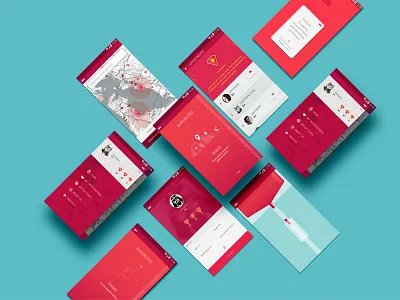 Blood Donation App design mobile app design ui ui ux design