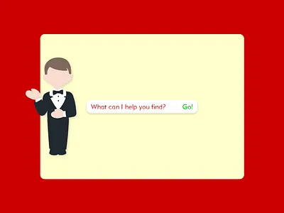 Daily UI #022 Search - Modern Ask Jeeves 022 22 ask ask jeeves crawl dailyui jeeves search search bar search box search engine