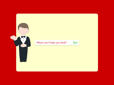 Daily UI #022 Search - Modern Ask Jeeves 022 22 ask ask jeeves crawl dailyui jeeves search search bar search box search engine