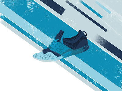 Shoe Illustration - 1 design illustration new balance procreate shoe