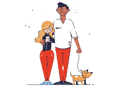 Couple #2 character couple design illustration love vector