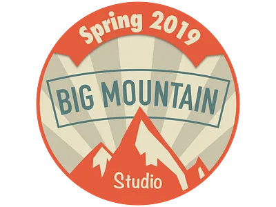 Spring 2019 - Orange bigmountainstudio branding design logo vector