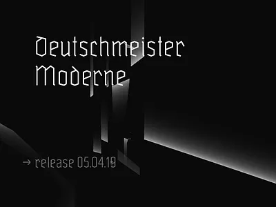 Deutschmeister Moderne | Blackletter Typeface blackletter deutschmeister font fontdesign fraktur free glyphs modern schrift type typedesign typeface