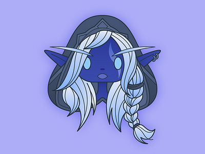 Alleria Windrunner alleria alliance blizzard character elf legion line art stroke vector windrunner world of warcraft wow