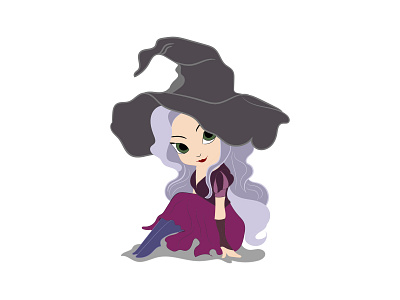 witch design illustration vector witch