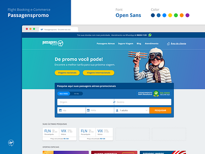 Passagenspromo Desktop UI design flight flight booking interface ui ui ux website