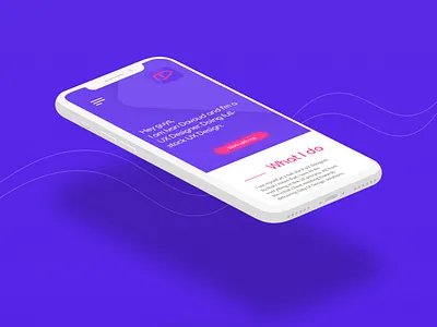 Personal business site concept business mobile portfolio ui ux web