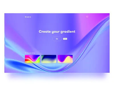 Gradient UI Concept adobe xd color concept design gradient landing madewithadobexd ui ui design ux ux design web