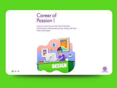 Career of Passion branding