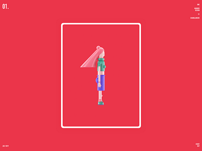 Characters Number Design-One characters number number one 角色创造