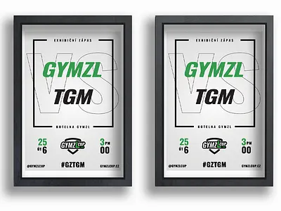 Match Poster - GYMZL Cup Poster design flat floorball match match match invite match poster poster poster design posters