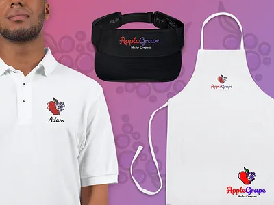 Juice & Jam Shop Apparel Design apparel apron branding graphics identity jam jelly juice juicery polo print retail shirt visor