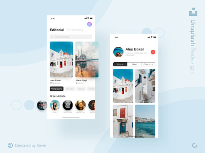 Unsplash Redesign 01 app redesign ui