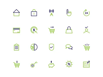 E-commerce e commerce icon icon set