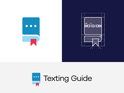 Texting Guide Logotype & Grid brand design brand identity branding design grid guide icon identity identity design illustrator logo logo design logo grid logodesign logos minimalist modern texting