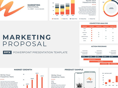 Marketing Proposal Presentation Template business company corporate design keynote management marketing office pitch plan powerpoint premium presentation profile project proposal report service strategic template