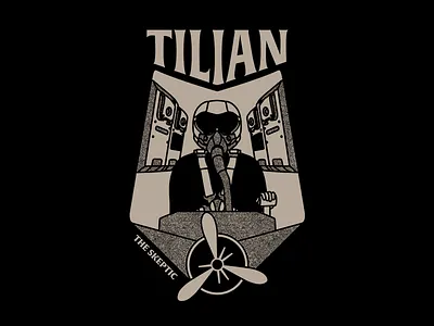 Tilian apparel apparel design band band merch clothing cockpit dance gavin dance design dgd illustration merch shirt tee texture the skeptic tilian titian pearson vector