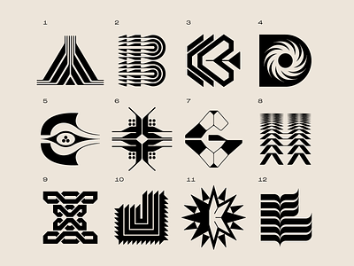 36 Days of Type (Destiny 2 theme) pt.1 destiny destiny 2 experimental futuristic gaming icon logo modernism set symbol type typography video games