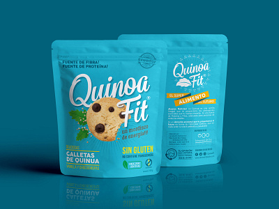 Quinoa Fit chips chocolat coffee cookies cyan ecuador fitness healthy packaging snacks sweet telmo cuenca