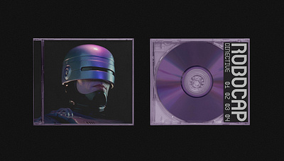 Robocap Type Specimen album art direction brand identity branding cd cd artwork cd cover cd template colorful custom type custom typeface design graphic design los angeles package design retro robocop type typeface typography