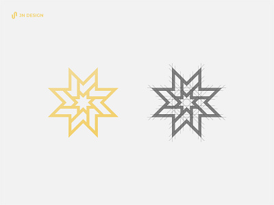 Checkmark Star Logo abstract branding checkmark company logo dribbble graphic design logo logo design logo idea logogram monoline star visual identity