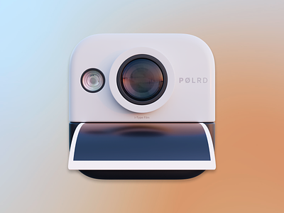 PØLRD 3d 3d icon app icon blender camera macos macos icon polaroid