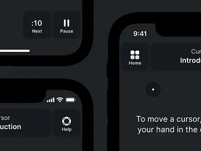 Neuralink Accessibility accessibility bci brain computer interface dark ios mobile neuralink product design ui