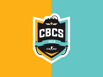 CBCS - CS:GO Championship branding counter counter strike csgo design esports first person shooter flat fps gaming identity logo shooter streamer strike twitch valve