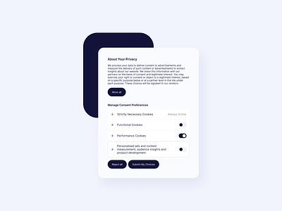 Cookie Preferences Modal UI Design cookies card cookies modal cookies modal ui cookies preferences free ui component modal ui modal ui design pop up pop up ui ui ui component ui design ui design daily ux ux design