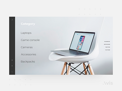 Categories page template | Avis UI Pack buy categories category clean design download e commerce flat fullscreen interface light minimal template ui ui kit ui kits ux web webdesign website