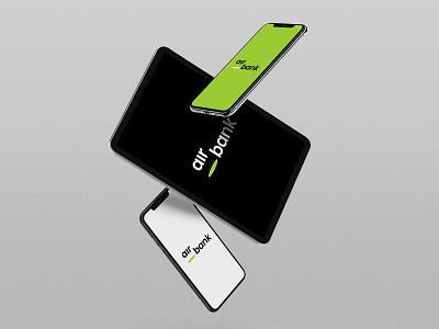 AIR BANK LOGO REDESIGN air airbank bank bank logo brand circle czechia design finance green lime logo logo bank logo design logodesign logoredesing logotype mockup redesign simple