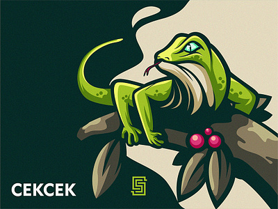 LIZARD ai artwork brandidentity branding cartoon design esport esports illustration lizard logo mascot vector