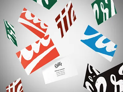 Brand identity - Business cards • Critter brand branddesigner branding business cards calligraphy color colour design graphic design graphicdesign handdrawn handlettering logo logodesign logodesigner logotype print type typography vector
