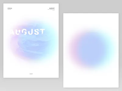 Hello August | 01 august gardient graphicdesign poster visualdesign