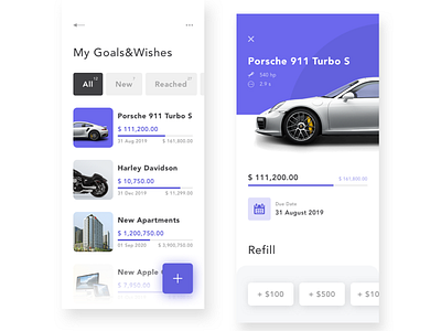 Wishes list app concept app designers ukraine design ios management app mobile app mobile ui design porsche ui ui design ui ux ukraine ukraine designers ux ux design wish list wish list app wishes wishlist