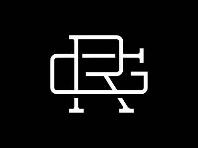RG monogram logo blackandwhite clientwork logo logodesign monogram monogramlogo