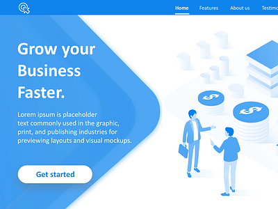 Business design ui ux web website