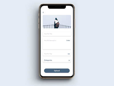 Upload (Nooflix App) android app application design experience flat icon interface ios luxury minimal mobile sketch type typography ui ux vector web