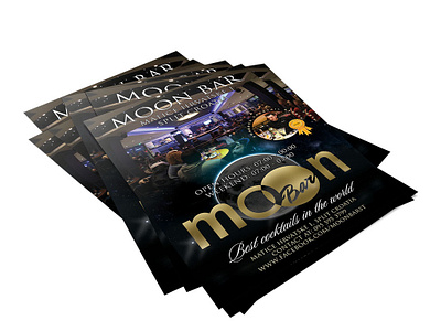 Moon Bar flyer design add add design advertisment boza design caffe bar cocktails croatia design flyer flyer design josip markovic moon moon bar photo edit photo retouch photography poster poster design print design split