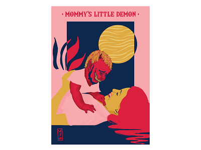 Mommy's Little Demon charactedesign design digital art digital illustration digital painting digitalart dribbble illustraion illustration illustration art illustrations illustrator photoshop print printmaking vector wacom