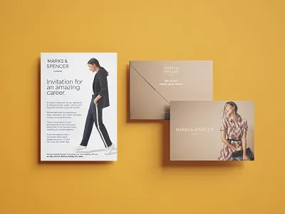 Employer Branding | Marks & Spencer branding branding design career employer branding envelope human resources invatation print design retailer
