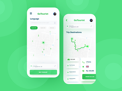 GO-TOURIST concept abstract app app design design graphic design icon illustration map random shots taxi tour travel trending typography ui uiux ux