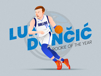 Future of Dallas dallas fanart graphicdesign illustration lukadoncic mavericks nba roty slovenian typography
